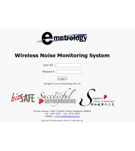 Emetrology Wireless Noise Monitoring System
